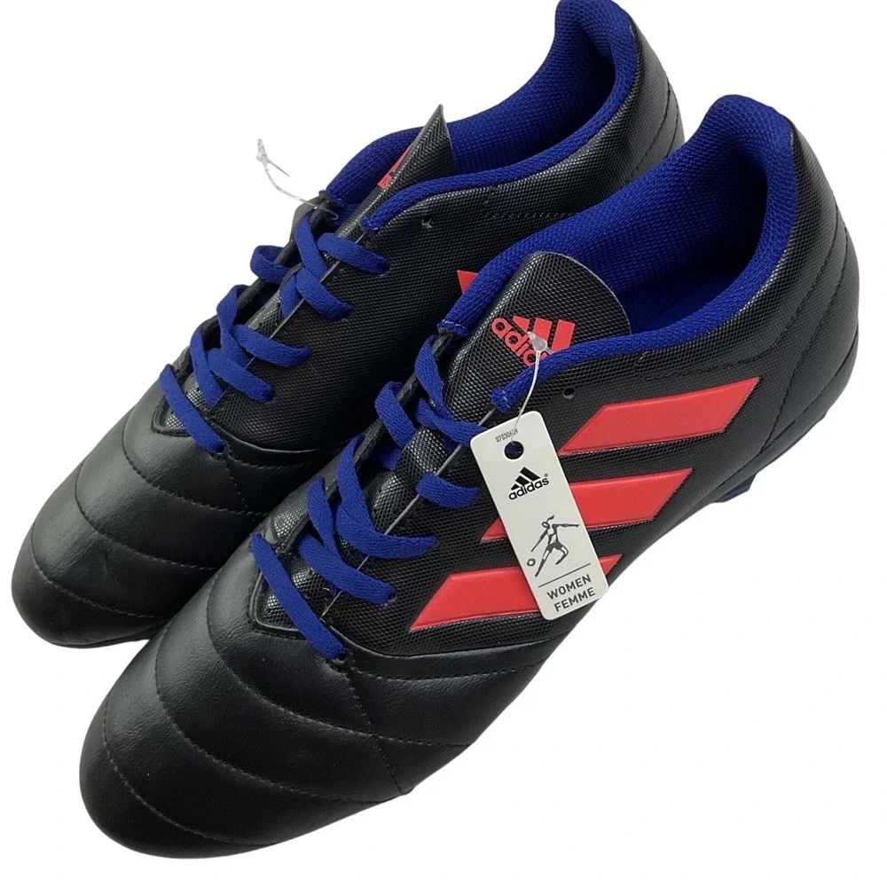 Adidas Ace 17.4 FG Women Soccer Cleats Black Red Blue S77070 Size 9.5 New